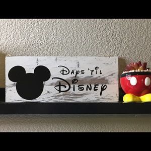 Custom Days ‘til Disney Sign